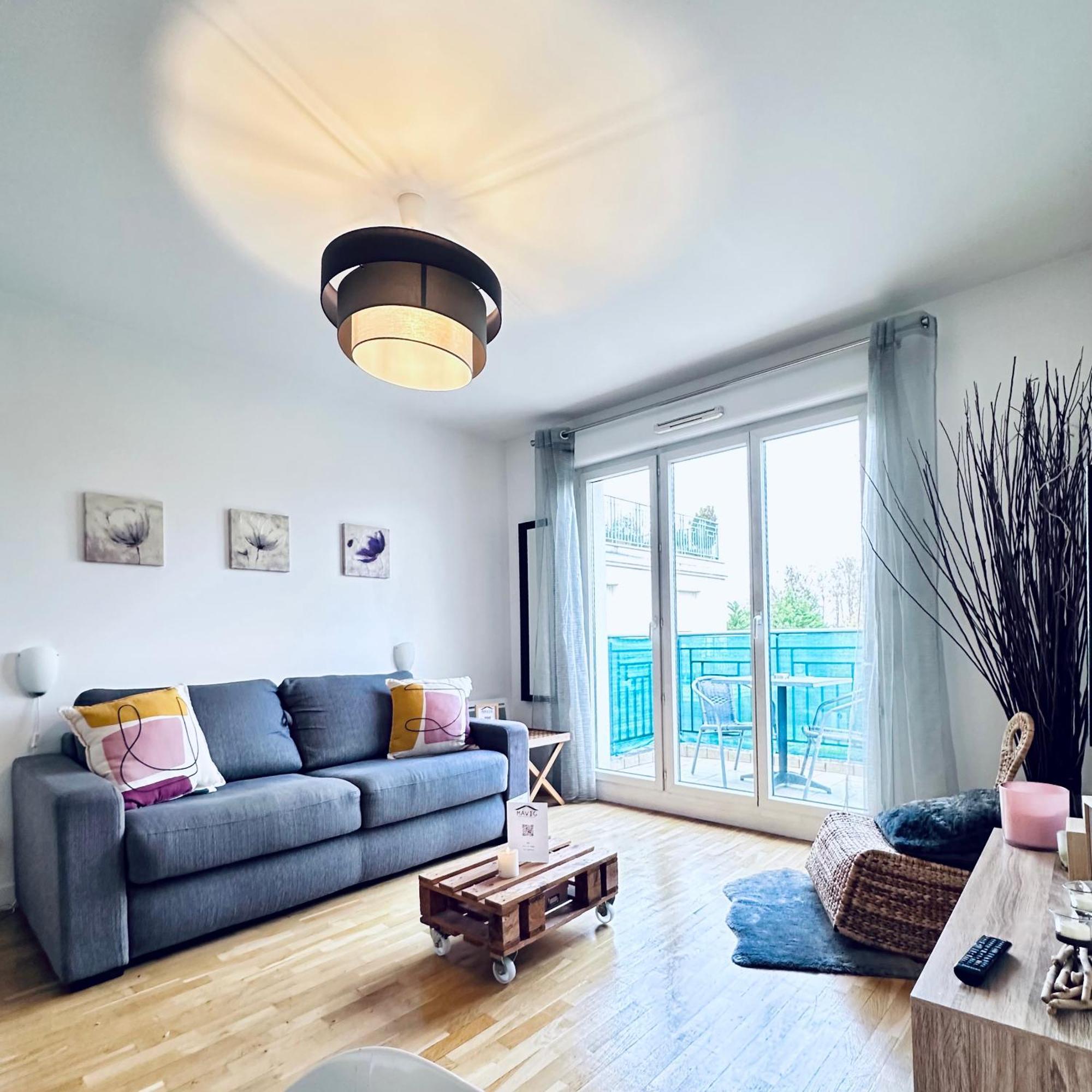 Sweet Apartment In Front Of Disneyland'S Castel Montevrain Bagian luar foto